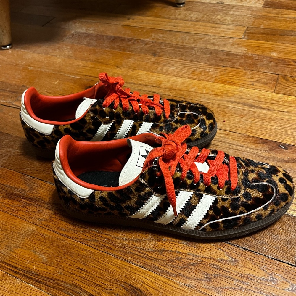 Adidas Leopard Print Sneakers